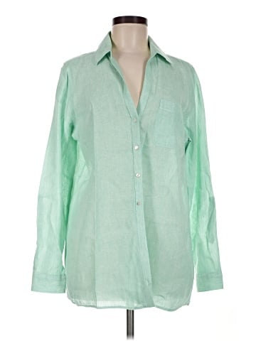 Sigrid Olsen Long Sleeve Button-Down Shirt (view 1)