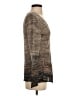 Coldwater Creek Metallic Brown Pullover Sweater Size S - photo 4