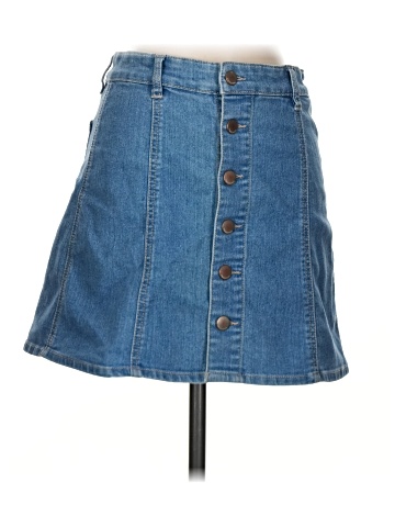 Tinseltown Denim Skirt (view 1)
