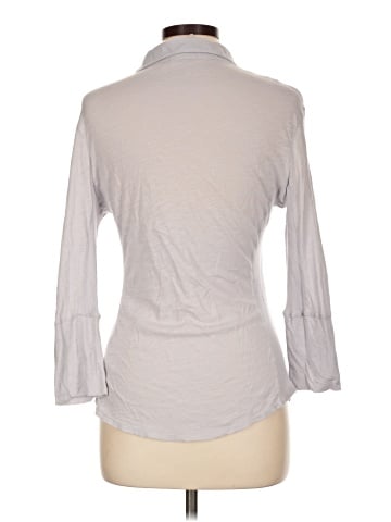James Perse 3/4 Sleeve Button-Down Shirt (view 2)