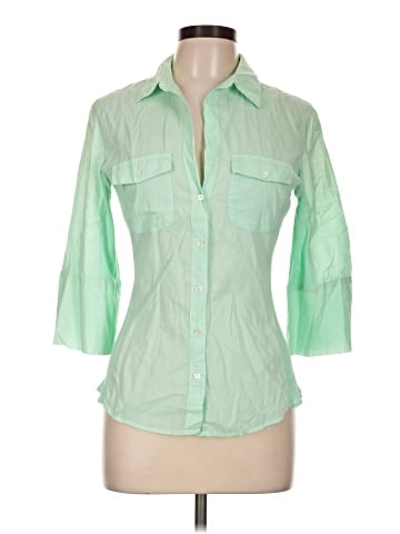 James Perse 3/4 Sleeve Button-Down Shirt (view 1)