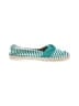 Tory Burch Stripes Teal Flats Size 9 - photo 1