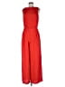 Boden 100% Polyester Solid Red Jumpsuit Size 6 - photo 1