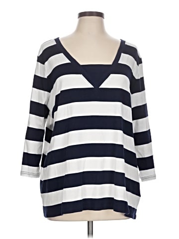 Lauren by Ralph Lauren 3/4 Sleeve Top (view 1)