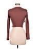 Gilly Hicks Brown Long Sleeve Top Size M - photo 2