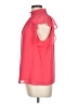 1.State 100% Polyester Pink Short Sleeve Blouse Size L - photo 5