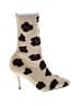 Stuart Weitzman Animal Print Ivory Ankle Boots Size 7 - photo 1