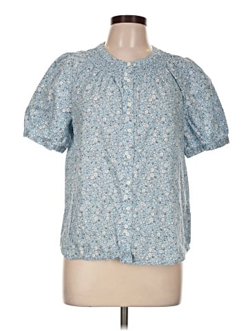 J.Crew Factory Store Short Sleeve Blouse (view 1)