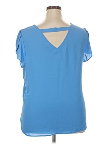 Ann Taylor LOFT Short Sleeve Blouse (view 2)