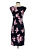 Connected Apparel Floral Black Cocktail Dress Size 4 - photo 2