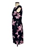 Connected Apparel Floral Black Cocktail Dress Size 4 - photo 5