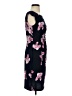 Connected Apparel Floral Black Cocktail Dress Size 4 - photo 4