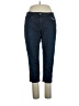 Eileen Fisher Chevron-herringbone Blue Jeans Size 16 - photo 1