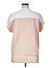 Cable & Gauge Color Block Pink Short Sleeve Top Size XL - photo 2