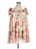 AaKaa 100% Polyester Floral Pink Short Sleeve Blouse Size XL - photo 1