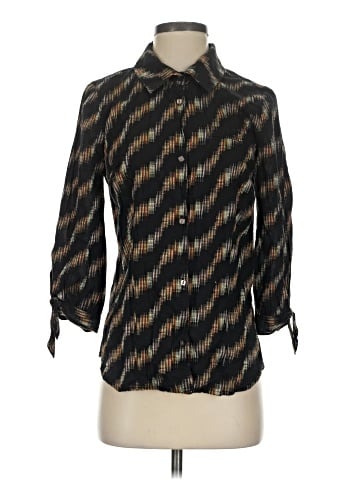 Play by C. Ronson 3/4 Sleeve Button-Down Shirt (view 1)