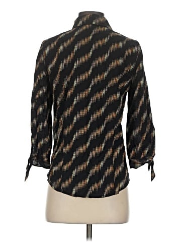 Play by C. Ronson 3/4 Sleeve Button-Down Shirt (view 2)