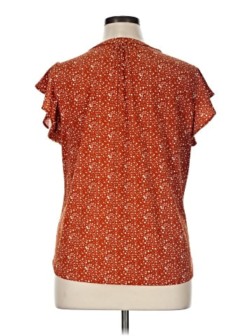 Adrianna Papell Short Sleeve Blouse (view 2)
