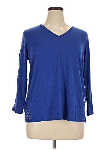 DG^2 by Diane Gilman 3/4 Sleeve Top (view 1)