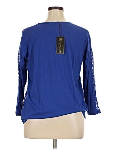 DG^2 by Diane Gilman 3/4 Sleeve Top (view 2)