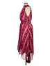 1.State 100% Polyester Paisley Pink Cocktail Dress Size XL - photo 5