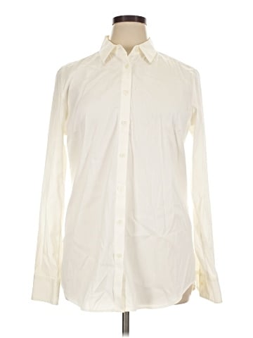 Ann Taylor Long Sleeve Button-Down Shirt (view 1)
