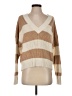 American Eagle Outfitters Stripes Tan Pullover Sweater Size S - photo 1