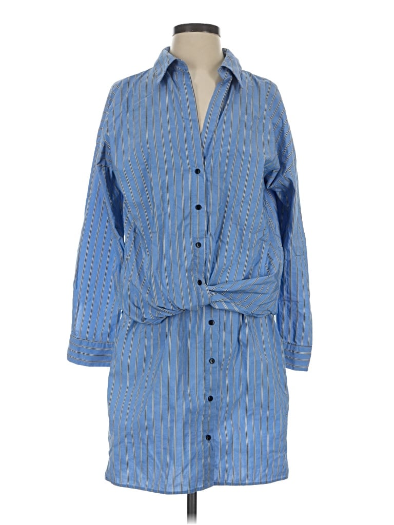 Pre-owned Zara Basic Romper In Blue