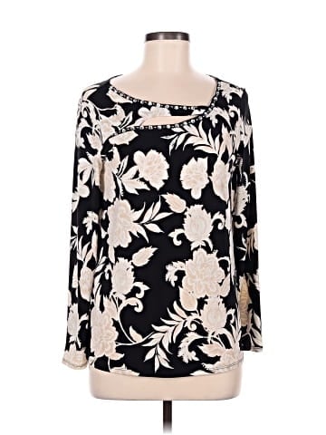 JM Collection Long Sleeve Blouse (view 1)