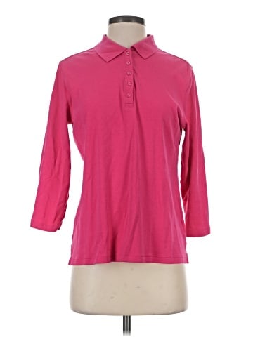 Lands' End Long Sleeve Polo (view 1)