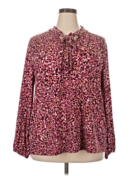Susan Graver Long Sleeve Blouse