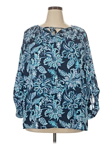 Belle By Kim Gravel 3/4 Sleeve Blouse (view 1)