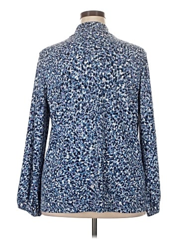 Susan Graver Long Sleeve Blouse (view 2)