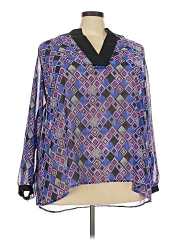 Lane Bryant Long Sleeve Blouse (view 1)