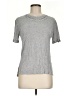 Maje Tweed Gray Short Sleeve Turtleneck Size Med (2) - photo 1