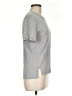 Maje Tweed Gray Short Sleeve Turtleneck Size Med (2) - photo 4