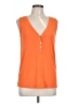 Pol Orange Sleeveless Blouse Size L - photo 1