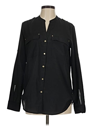 Calvin Klein Long Sleeve Button-Down Shirt (view 1)