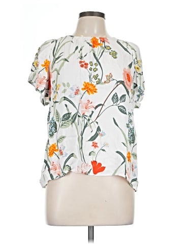 Ann Taylor LOFT Short Sleeve Blouse (view 1)