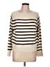 H&M Stripes Ivory Pullover Sweater Size L - photo 1