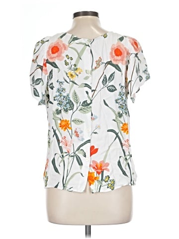 Ann Taylor LOFT Short Sleeve Blouse (view 2)