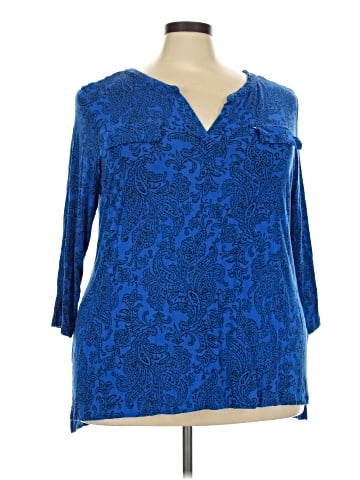 Croft & Barrow 3/4 Sleeve Blouse (view 1)
