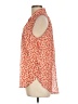 H&M 100% Polyester Orange Sleeveless Blouse Size 10 - photo 5