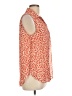 H&M 100% Polyester Orange Sleeveless Blouse Size 10 - photo 4
