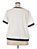 Unbranded Ivory Short Sleeve Blouse Size 2X - photo 2
