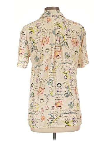 Tess Short Sleeve Silk Top (view 2)