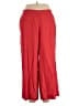 Chico's 100% Linen Red Linen Pants Size Lg (2) - photo 1