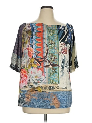 Chico's Short Sleeve Blouse (view 1)