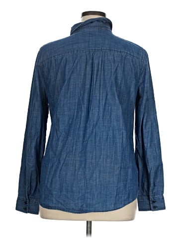 St. John's Bay Long Sleeve Button-Down Shirt (view 2)