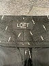 Ann Taylor LOFT Print Black Casual Pants Size 0 - photo 7